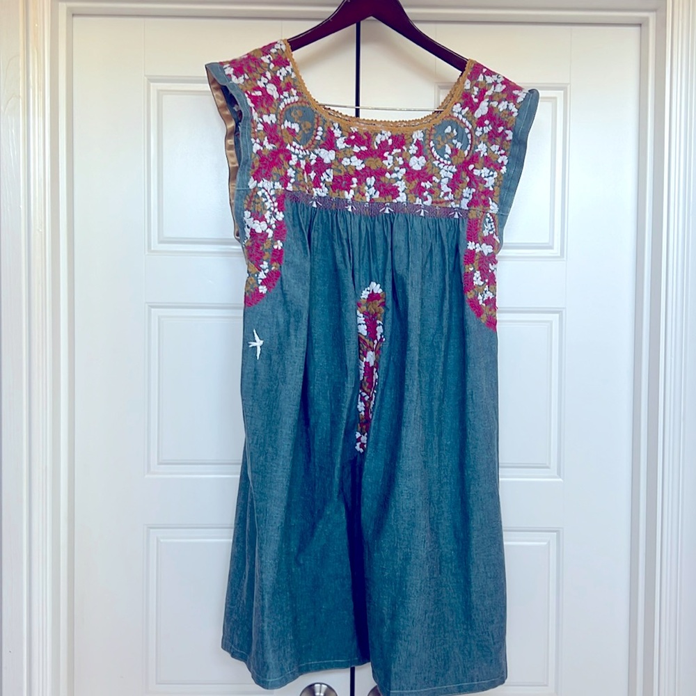 NEW•Mi Golondrina XL Flores short dress NWT-$345 retail